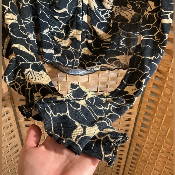 Free People Floral Knit Cardigan - Picture 7 of 12